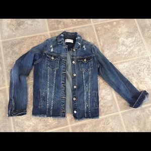 Distressed Denim Jacket